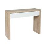 Artiss Console Table Storage Drawer Jory White Pine - Furniture > Living Room