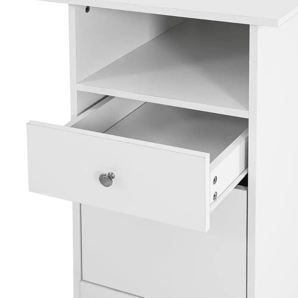 Artiss Corner Computer Desk Office Study Desks Table L-Shape Drawers Tables - Furniture > Office