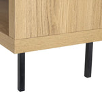 Artiss Corner Entertainment Unit TV Display Storage Shelf Wooden Pine - Furniture > Living Room