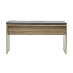 Artiss Dining Bench NATU Upholstery Seat Stool Chair Cushion Kitchen Furniture Oak 90cm - Furniture > Dining