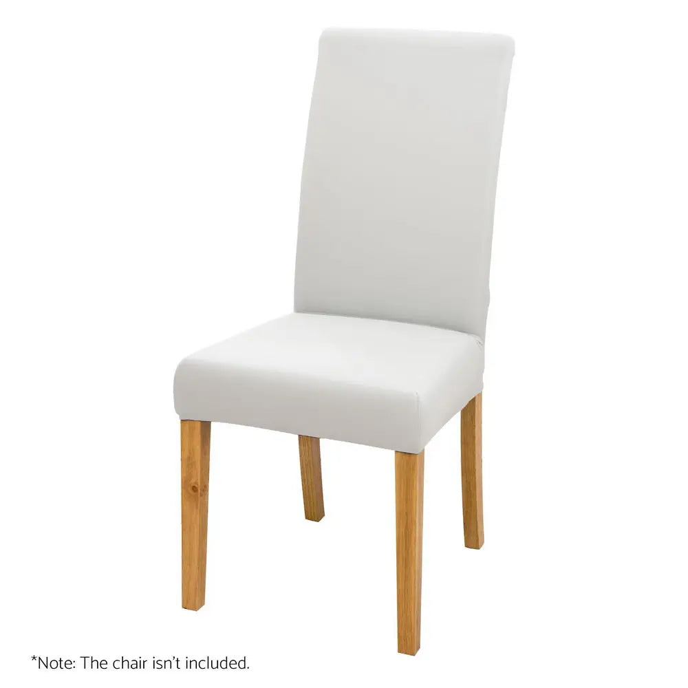 Artiss Dining Chair Covers 6x Slipcovers Spandex Stretch Banquet Wedding White - Furniture > Dining > Dining Set