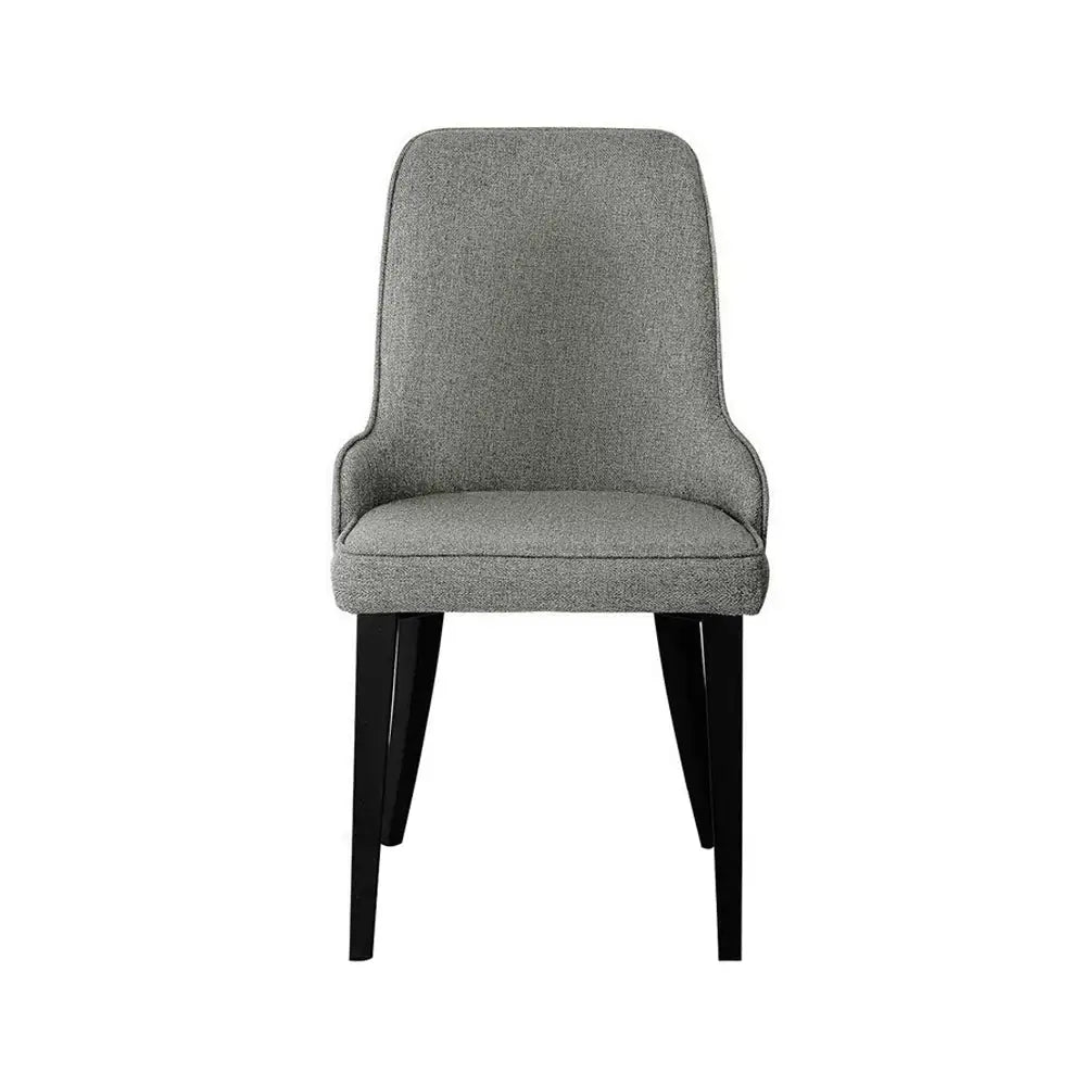 Artiss Dining Chairs Fabric Grey Set of 2 Domus - Furniture > Dining