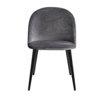 Artiss Dining Chairs Grey Velvet Set of 2 Charles - Furniture > Dining