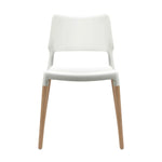 Artiss Dining Chairs White Stackable Set of 4 - Furniture > Dining