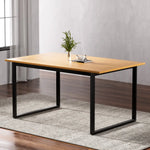 Artiss Dining Table 6 Seater Kitchen Cafe Rectangular Wooden Table 150CM - Furniture > Dining