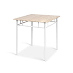 Artiss Dining Table And Chairs Set fo 3 Oak - Furniture > Dining