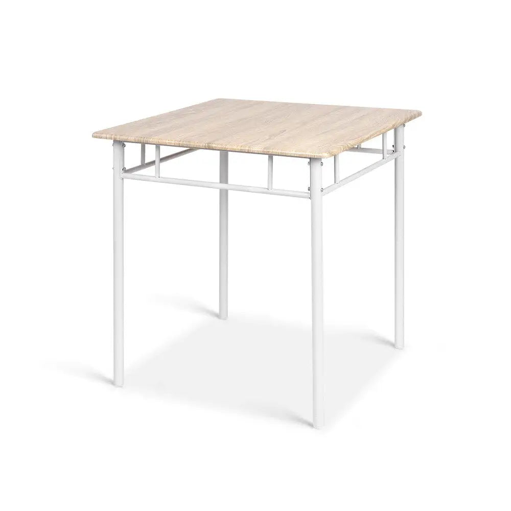 Artiss Dining Table And Chairs Set fo 3 Oak - Furniture > Dining
