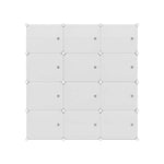 Artiss DIY Shoe Box Shoe Cabinet White Storage Cube Portable Organiser Stand - Home & Garden > Storage