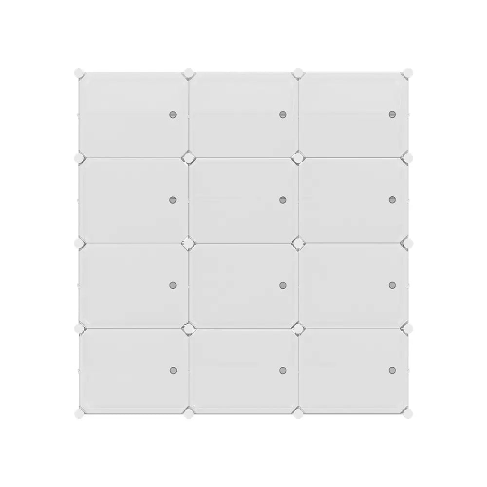 Artiss DIY Shoe Box Shoe Cabinet White Storage Cube Portable Organiser Stand - Home & Garden > Storage