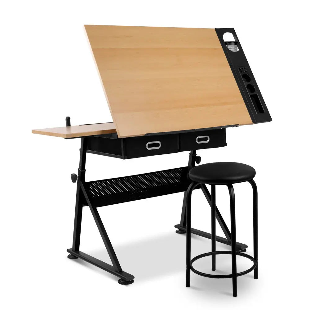 Artiss Drawing Desk Drafting Table - Furniture > Office