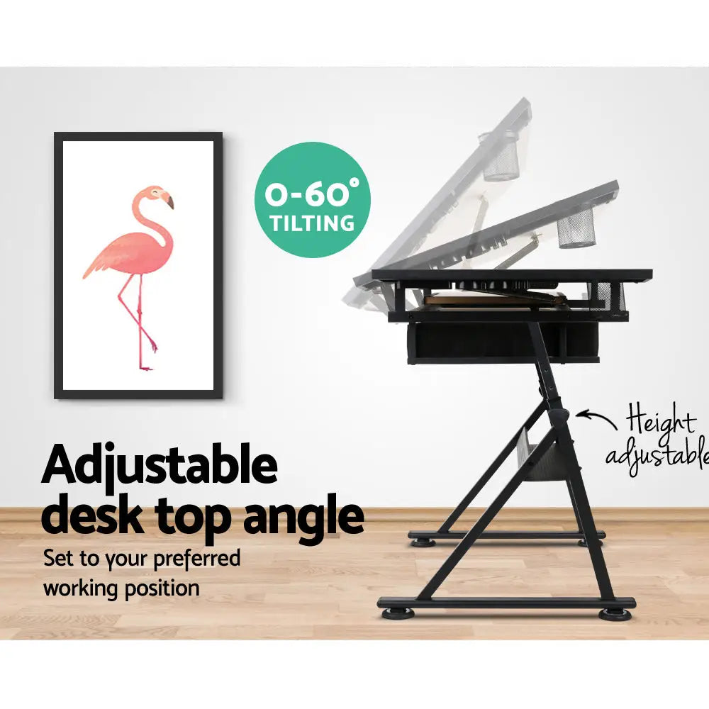 Artiss Drawing Desk Drafting Table - Furniture > Office