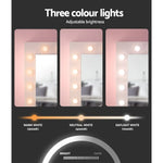 Artiss Dressing Table Set Stool 12 Led Bulbs White - Furniture > Bedroom
