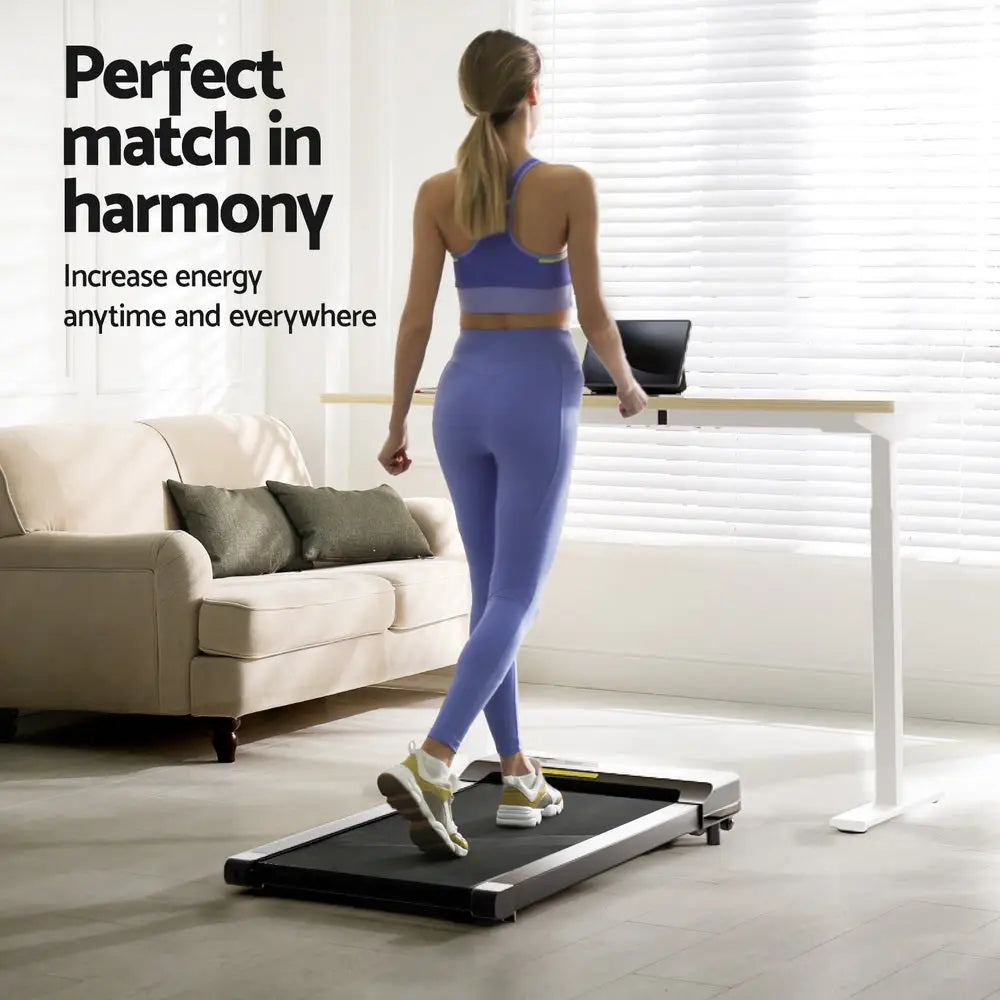 Artiss Electric Treadmill with 120cm Automatic Standing Desk Walking Pad 400mm - Furniture > Office > Desks