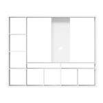 Artiss Entertainment Center Unit TV Stand TV Open Shelves 183CM White - Furniture > Living Room