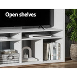 Artiss Entertainment Center Unit TV Stand TV Open Shelves 183CM White - Furniture > Living Room