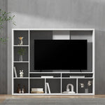 Artiss Entertainment Center Unit TV Stand TV Open Shelves 183CM White - Furniture > Living Room