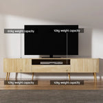 Artiss Entertainment Unit Alex TV Cabinet Storage Drawers 200CM - Furniture > Living Room > TV Units