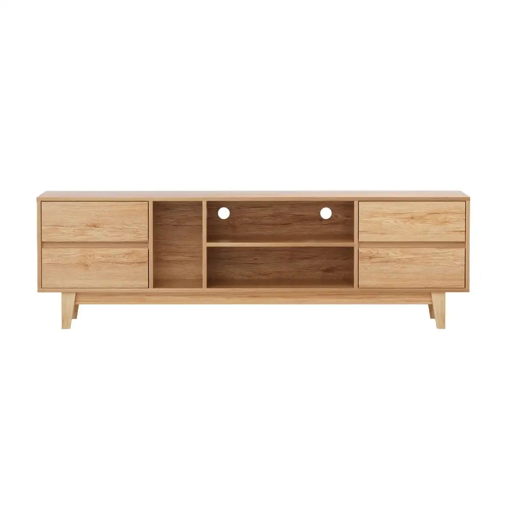 Artiss Entertainment Unit Stand TV Storage Drawer Shelf 180cm Wooden - Furniture > Living Room