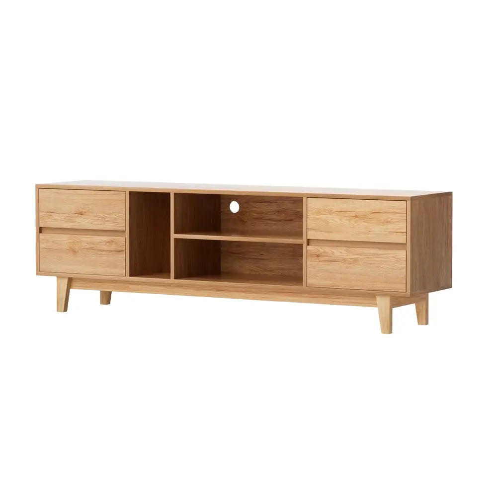 Artiss Entertainment Unit Stand TV Storage Drawer Shelf 180cm Wooden - Furniture > Living Room