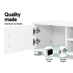 Artiss Entertainment Unit TV 120cm White Dylan - Furniture > Living Room
