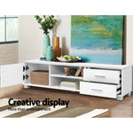 Artiss Entertainment Unit TV 120cm White Dylan - Furniture > Living Room