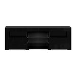 Artiss Entertainment Unit TV Cabinet LED 160cm Black Bobi - Furniture > Living Room > TV Units