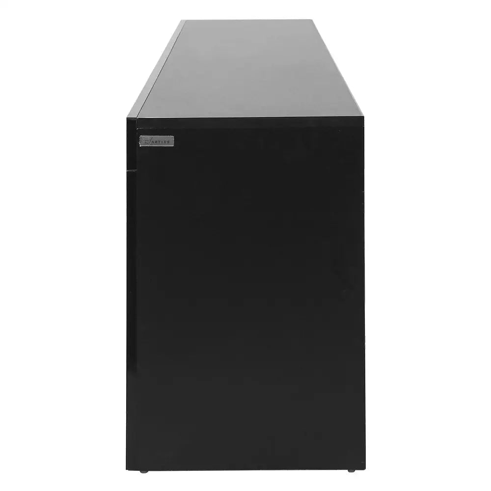 Artiss Entertainment Unit TV Cabinet LED 180cm Black Bobi - Furniture > Living Room > TV Units