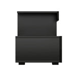 Artiss Entertainment Unit TV Cabinet LED 215cm Black Caya - Furniture > Living Room > TV Units