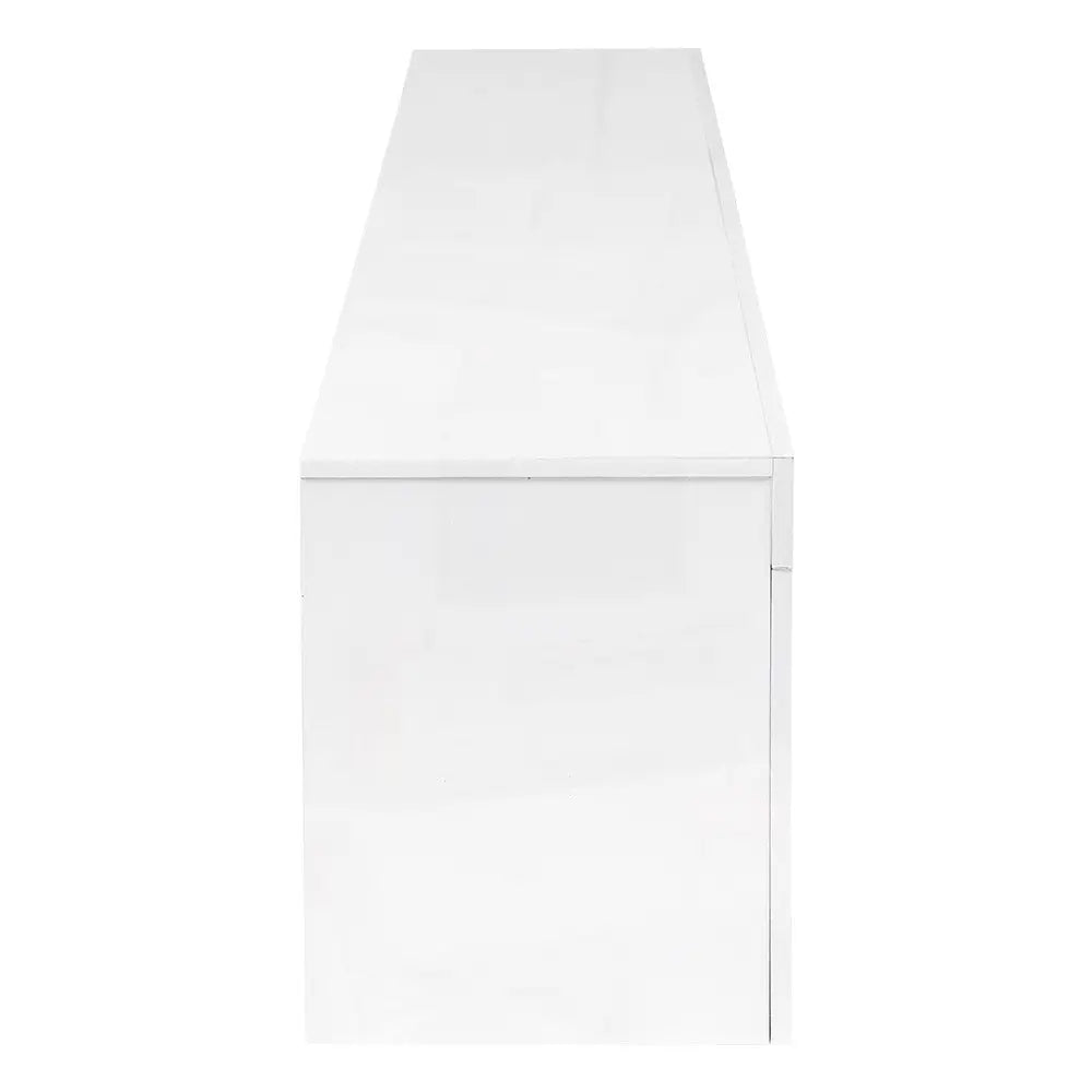 Artiss Entertainment Unit TV LED 130cm White Elo - Furniture > Living Room