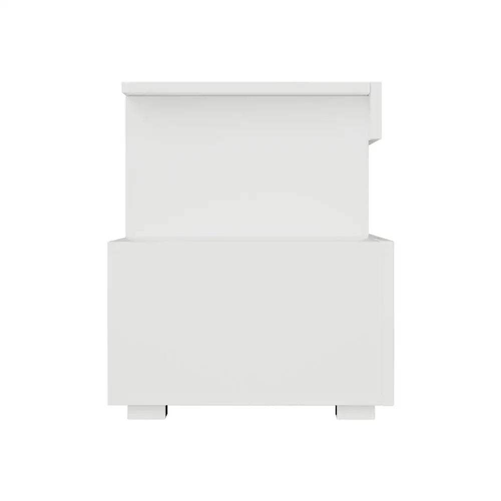 Artiss Entertainment Unit TV LED 215cm White Caya - Furniture > Living Room