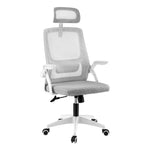 Artiss Ergonomic Office Chair Computer Desk Chairs Headrest Adjustable Grey - Furniture > Office > Office & Desk Chairs