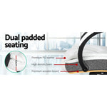 Artiss Executive Office Chair Leather Tilt White - Furniture > Office