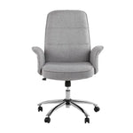 Artiss Fabric Office Chair Computer Chairs Grey - Furniture > Office > Office & Desk Chairs