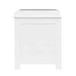Artiss Fabric Shoe Bench with Drawers - White & Grey - Furniture > Living Room