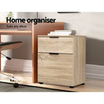 Artiss Filing Cabinet 2 Drawer Office Storage Organiser - Furniture > Office
