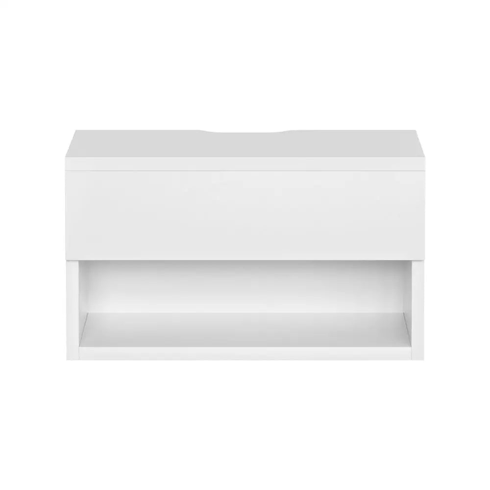 Artiss Floating Bedside Table Nightstand Drawer White - Furniture > Bedroom > Bedside Tables