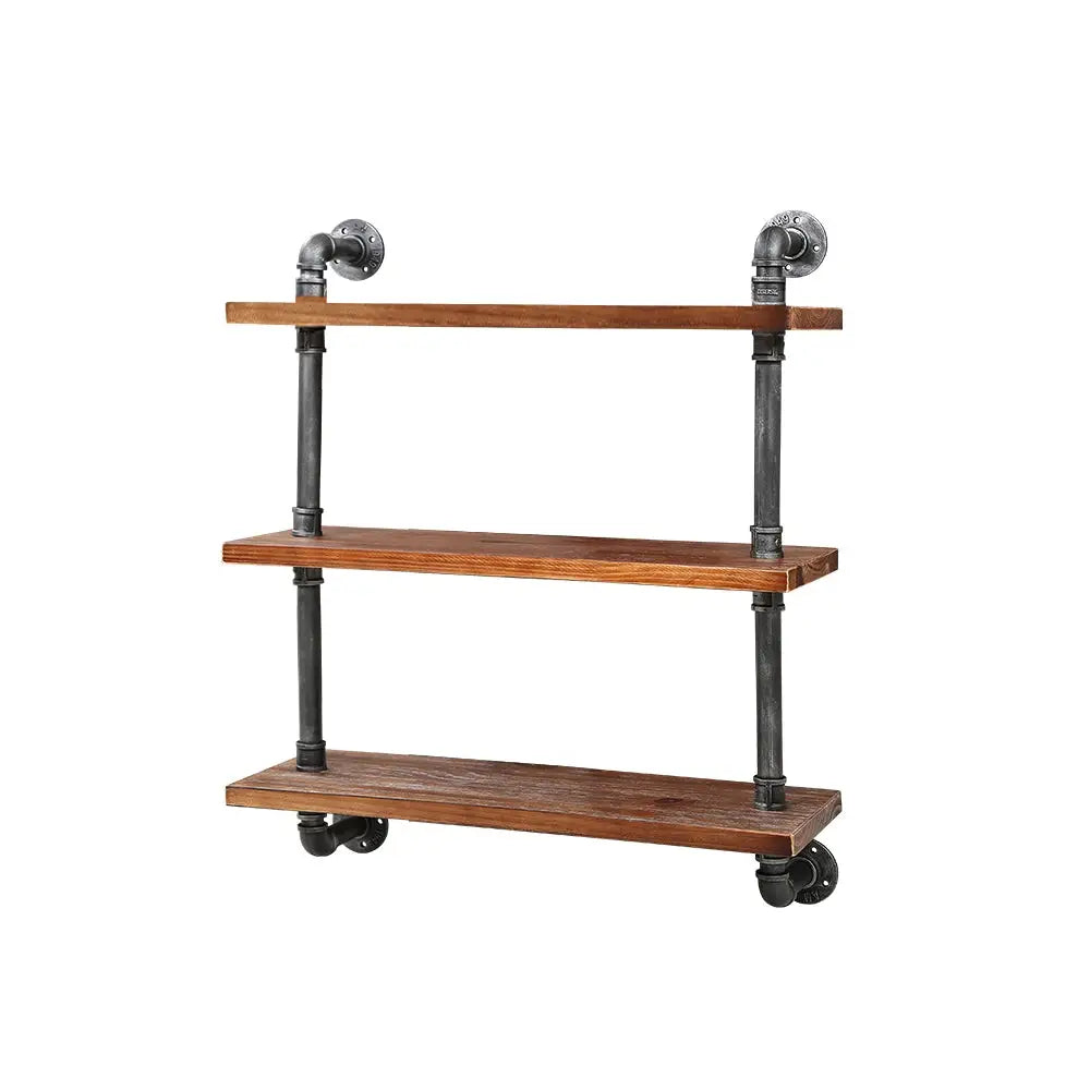 Artiss Floating DIY Pipe Shelf 3 Tiers - IRMA - Furniture > Living Room