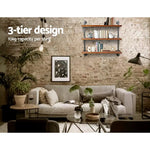 Artiss Floating DIY Pipe Shelf 3 Tiers - ISSA - Furniture > Living Room
