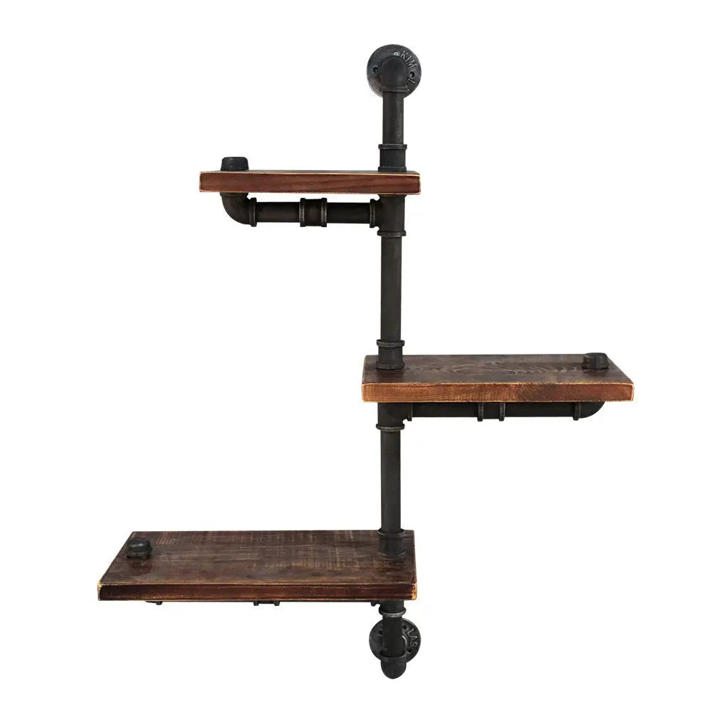 Artiss Floating DIY Pipe Shelf 3 Tiers - IVAN - Furniture > Living Room