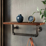 Artiss Floating DIY Pipe Shelf - IVES - Home & Garden > DIY > Kitchen & Bathroom DIY