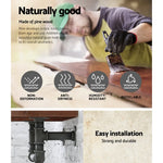 Artiss Floating DIY Pipe Shelf - IVES - Home & Garden > DIY > Kitchen & Bathroom DIY