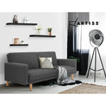 Artiss Floating Wall Shelf Set of 3 Black - Home & Garden > Storage