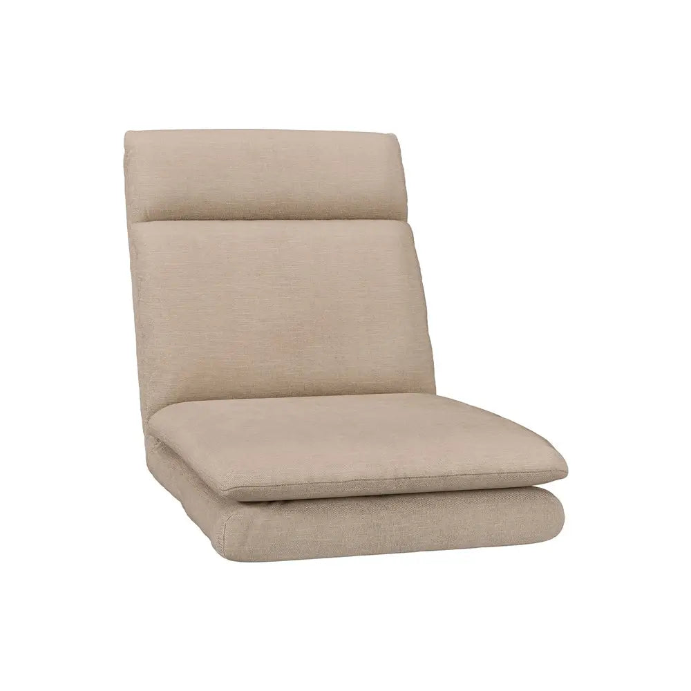 Artiss Floor Chair Sofa 1 Seater Linen - Beige - Furniture > Sofas > Sofas & Sofa Beds