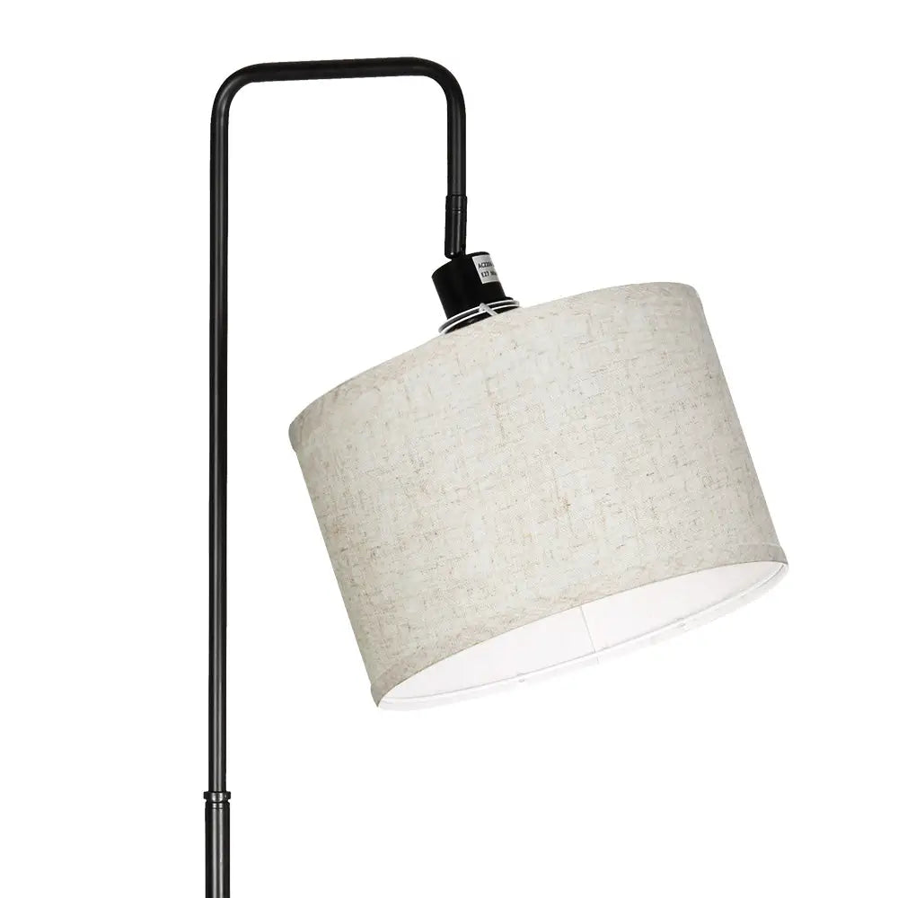 Artiss Floor Lamp 2 Tier Shelf Storage LED Light Stand Home Room Adjustable Head - Furniture > Bedroom