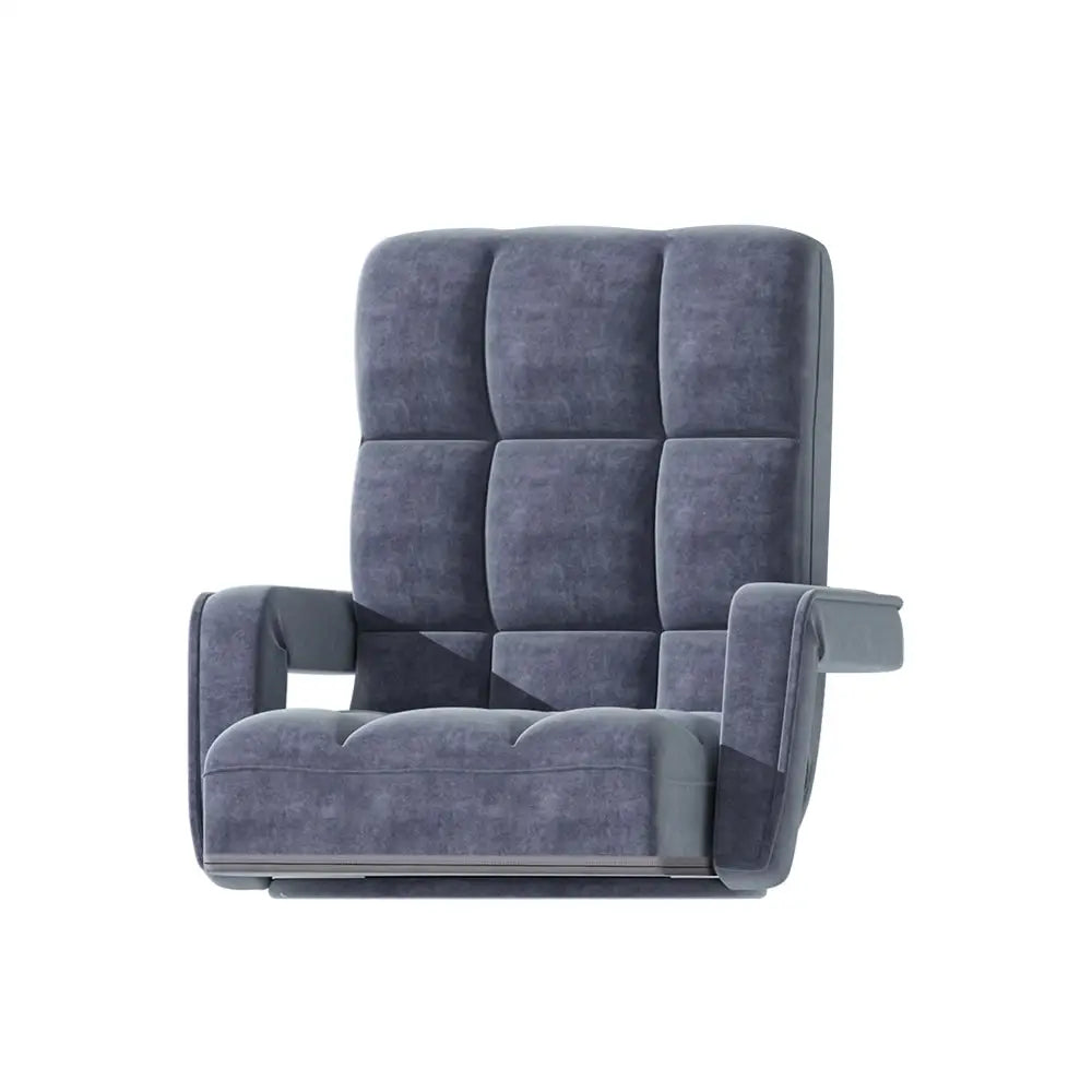 Artiss Floor Lounge Sofa Bed Swivel Charcoal - Furniture > Living Room