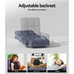 Artiss Floor Lounge Sofa Bed Swivel Charcoal - Furniture > Living Room