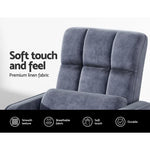 Artiss Floor Lounge Sofa Bed Swivel Charcoal - Furniture > Living Room