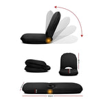 Artiss Floor Lounge Sofa Camping Chair Black - Furniture > Outdoor