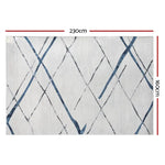 Artiss Floor Rug 160x230 Washable Mat Carpet Short Pile Jaca - Home & Garden > Rugs