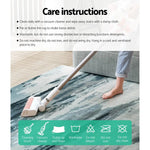 Artiss Floor Rug 160x230 Washable Mat Carpet Short Pile Poca - Home & Garden > Rugs
